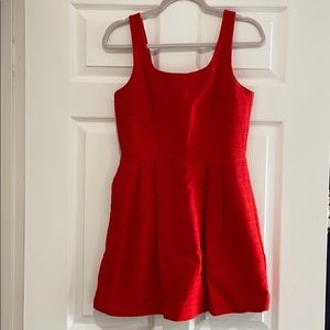 Red-Orange Mini Dress